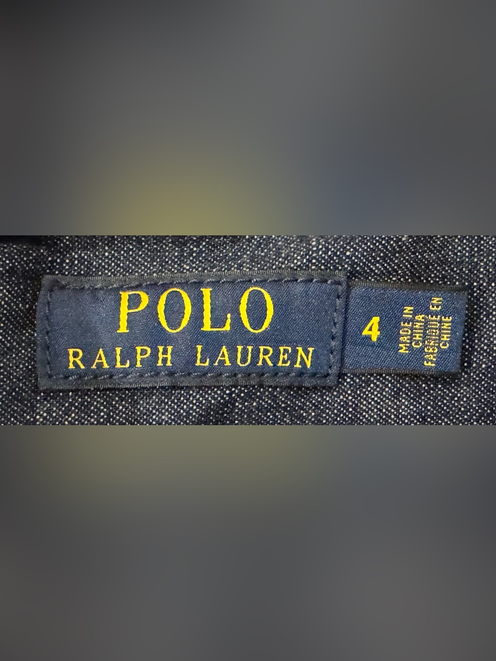 Polo Ralph Lauren Denim Button-Front Shirtdress – Size 4 - Picture 6 of 9